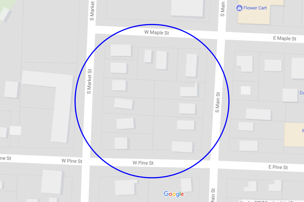 Gann Row Benton Arkansas Map