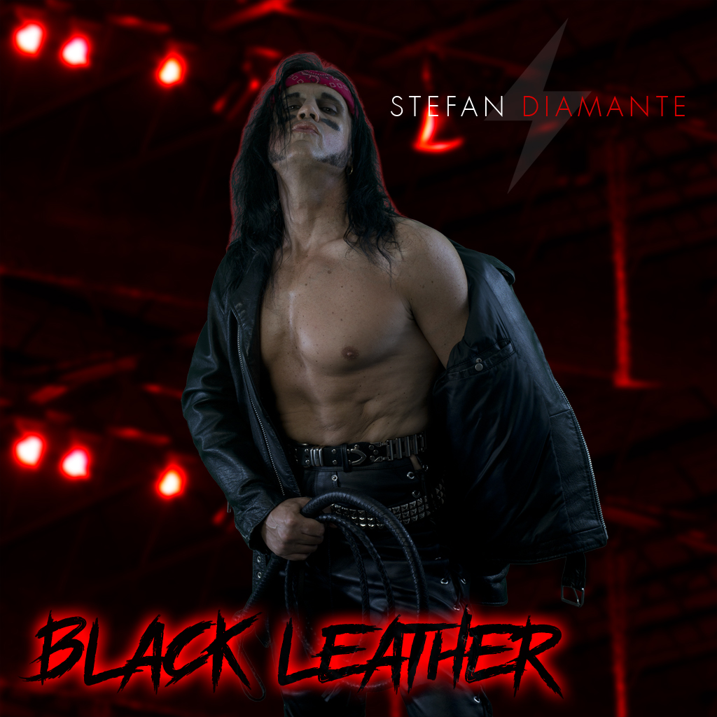 Stefan Diamante Black Leather