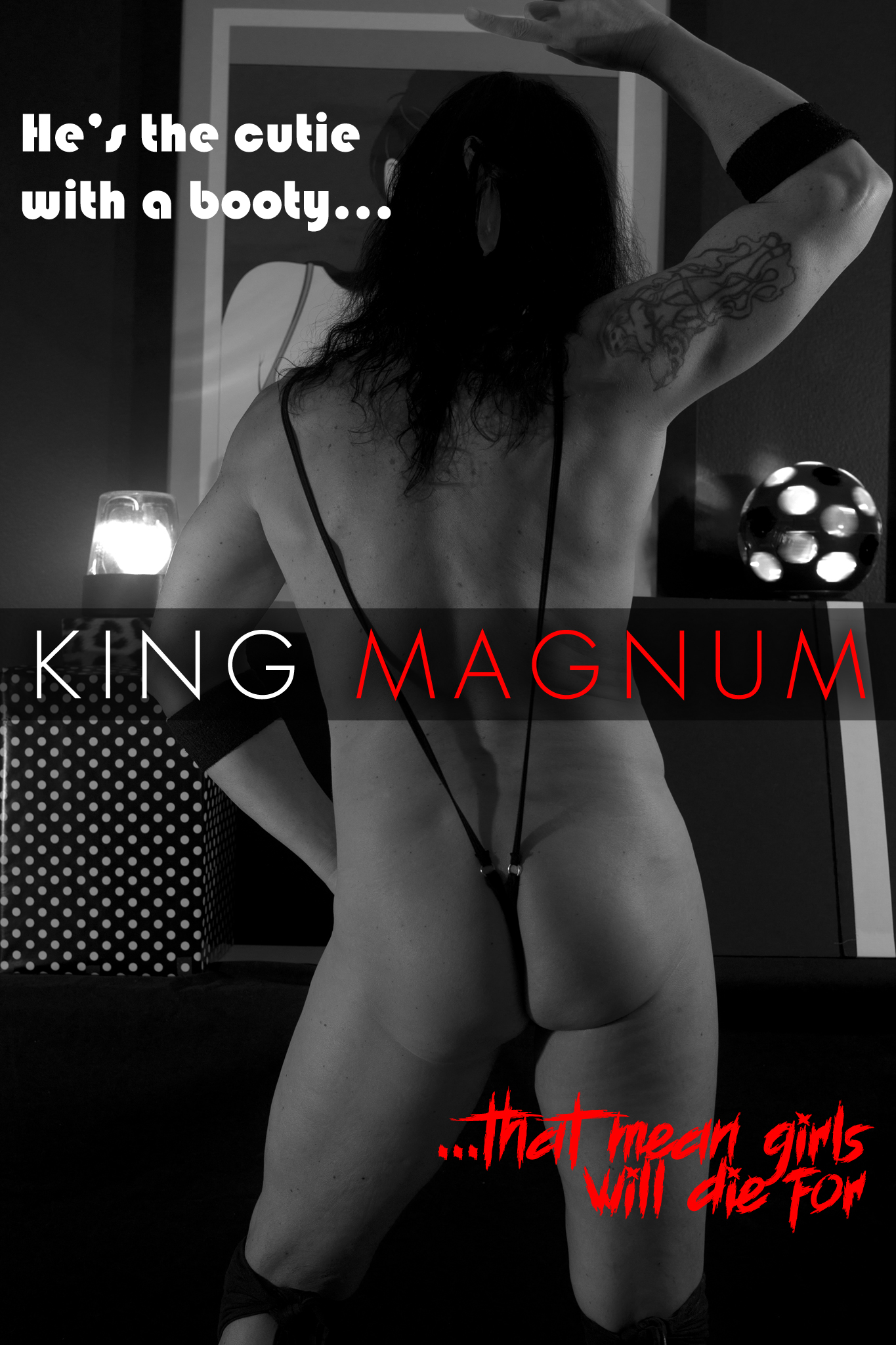 King Magnum Bootylicious Black And White